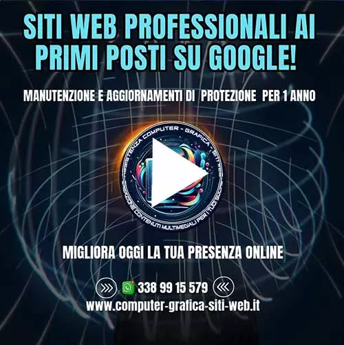 crezione siti web professionali