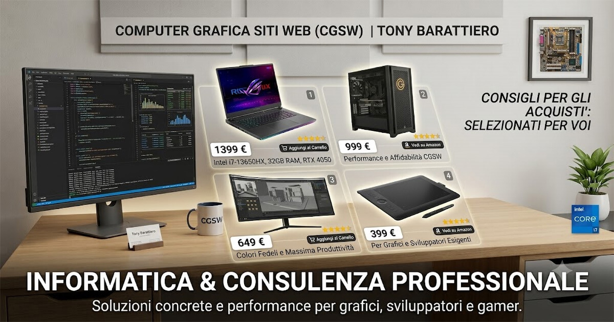 consigli acquisti tony barattiero cgsw